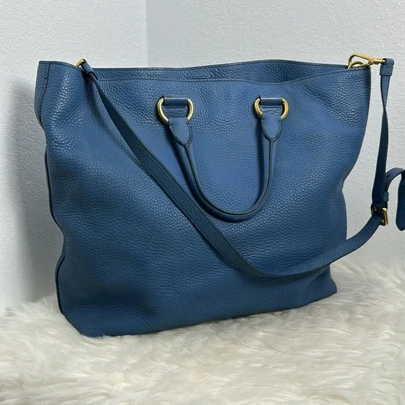💯 Authentic Prada Two-Way Leather Tote Bag🍀 - Picture 8 of 17